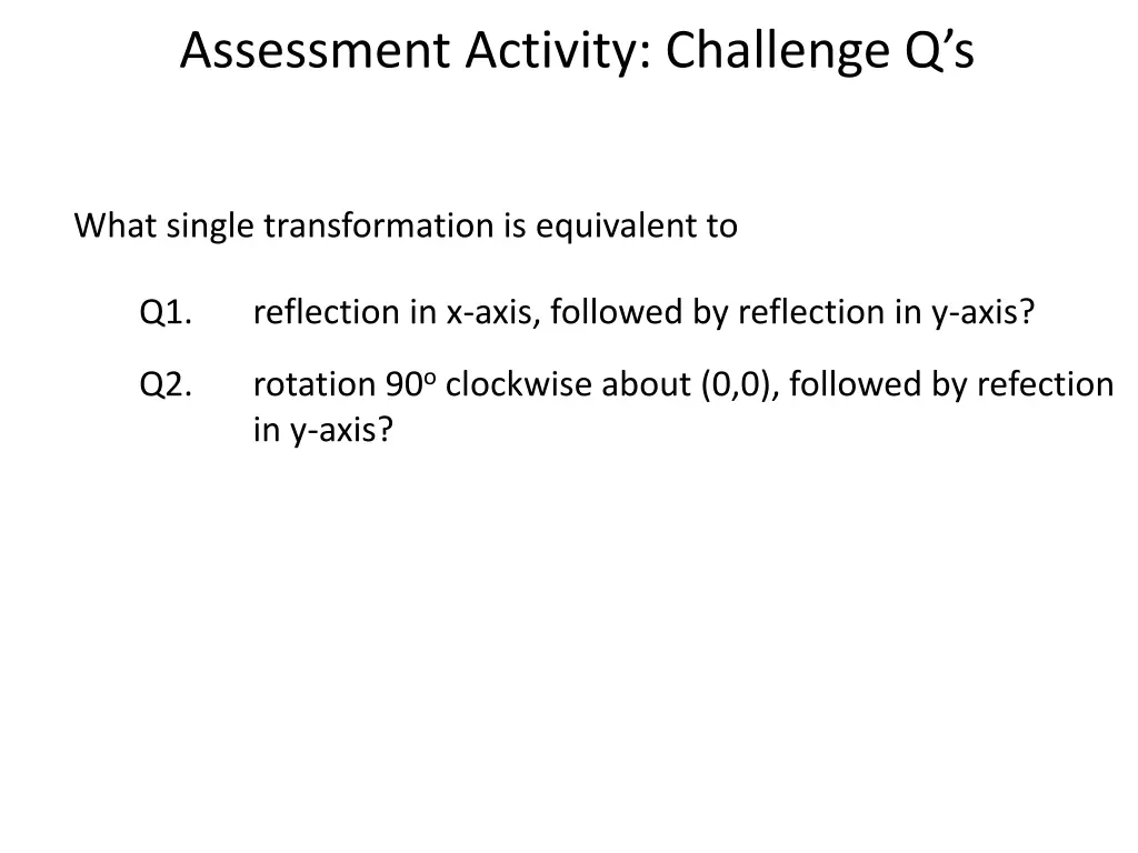 assessment activity challenge q s