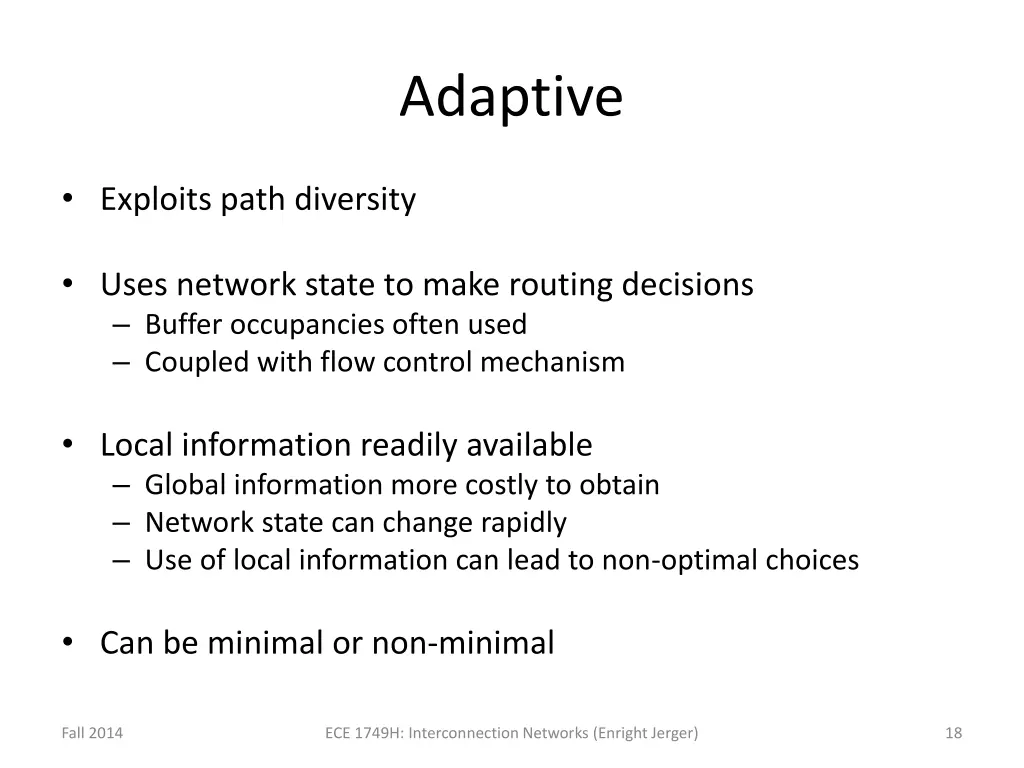 adaptive