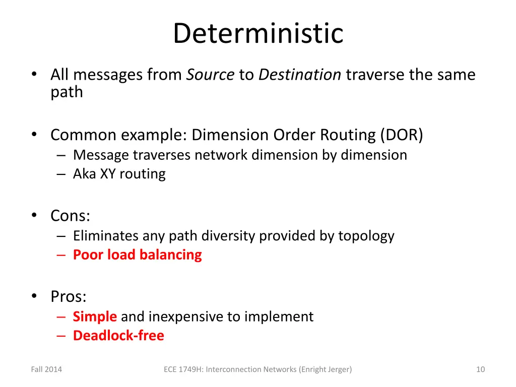 deterministic