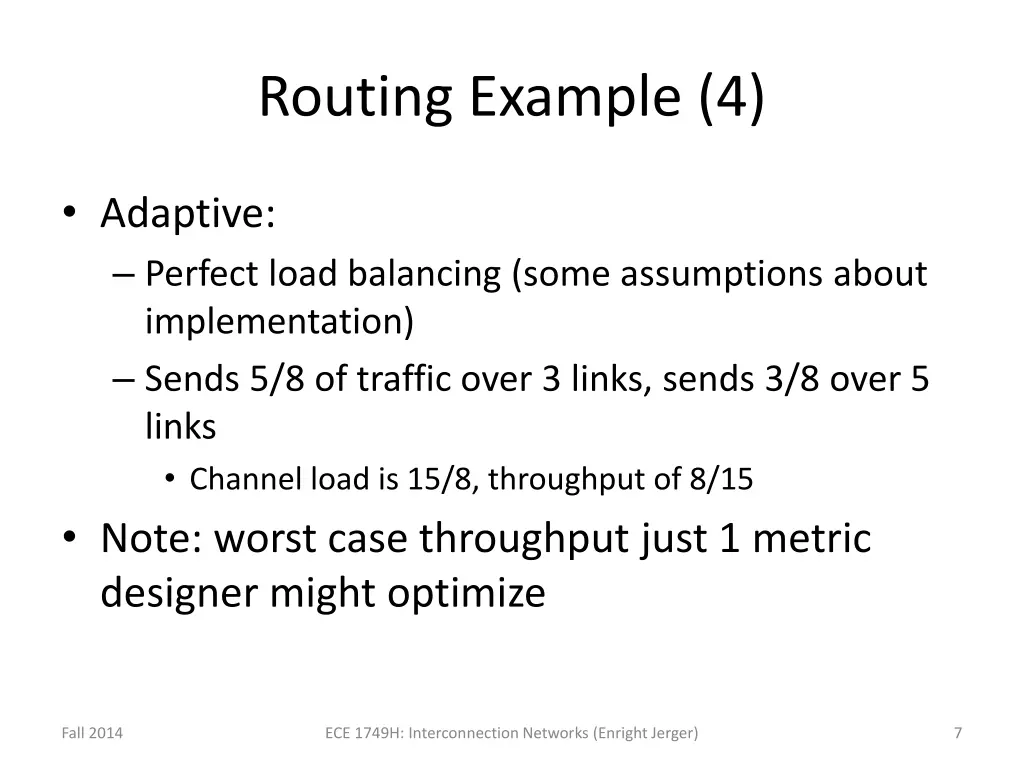 routing example 4