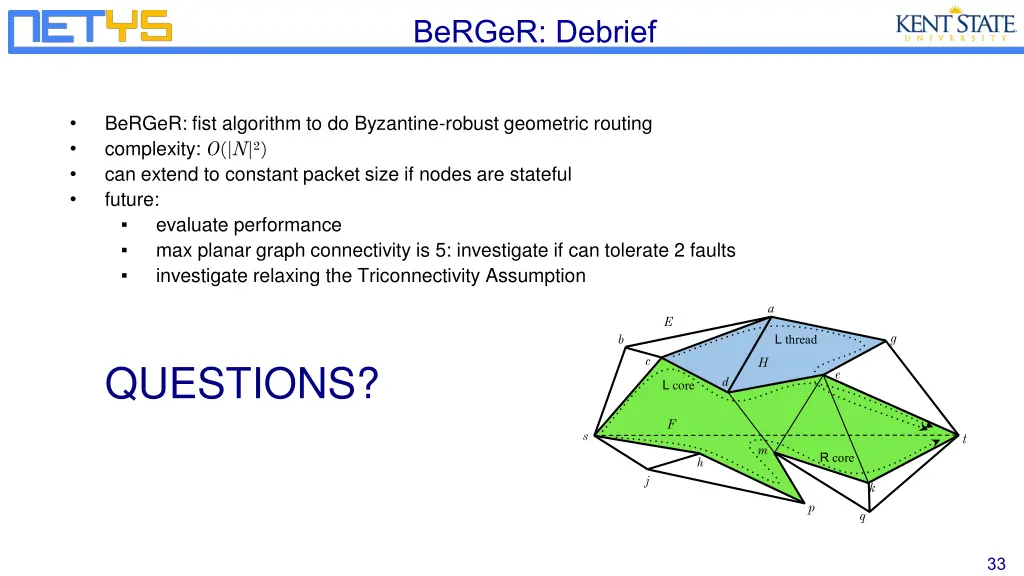 berger debrief