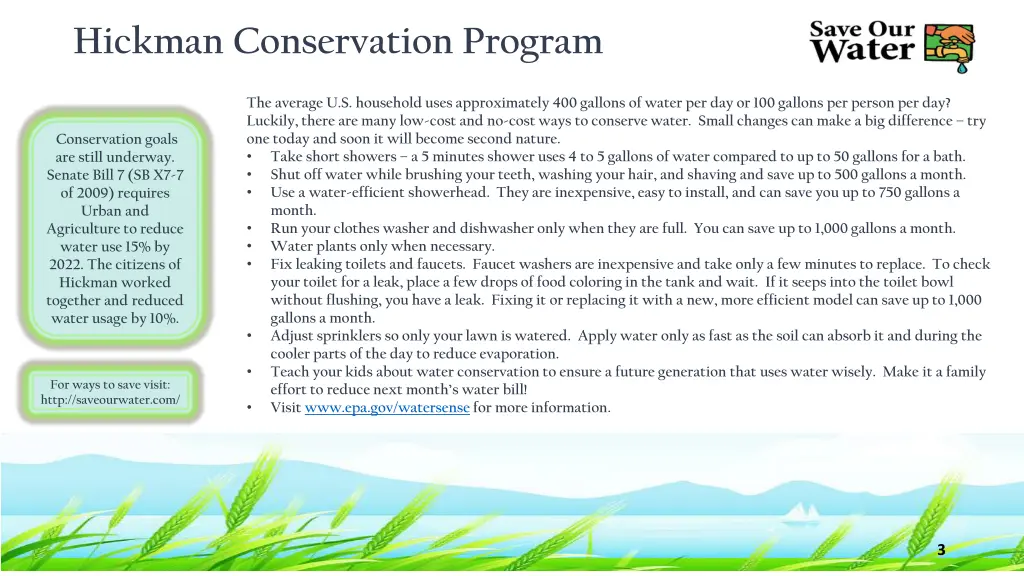 hickman conservation program