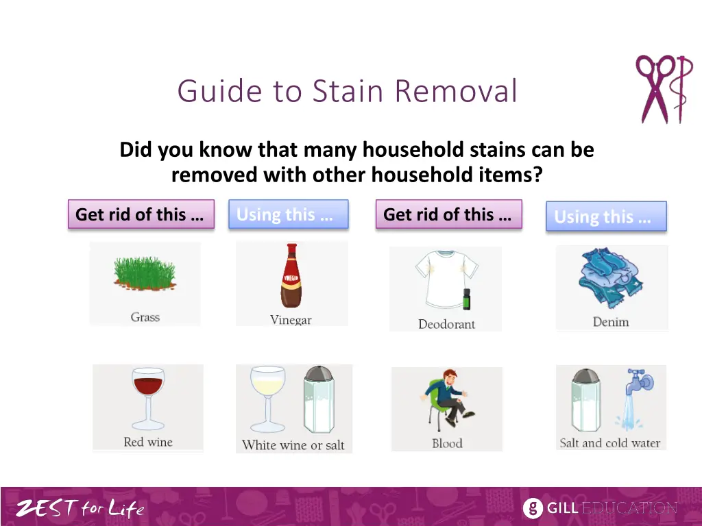 guide to stain removal