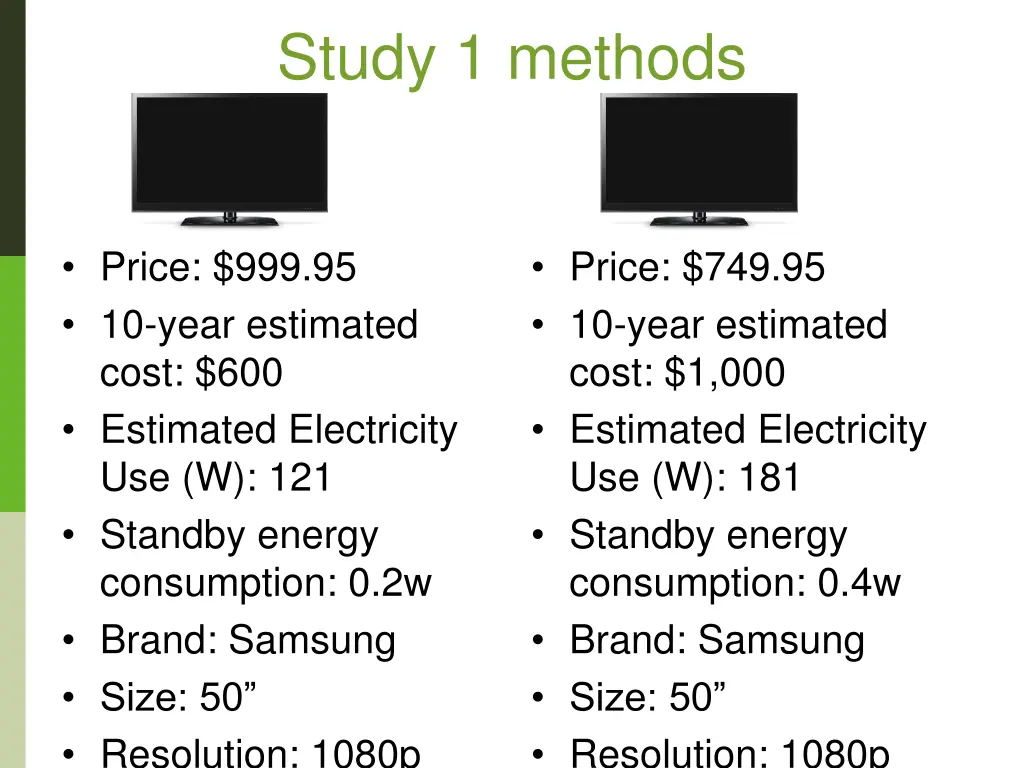 study 1 methods 1