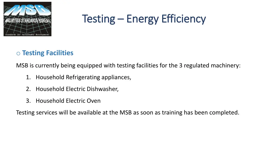 testing testing energy efficiency energy 1