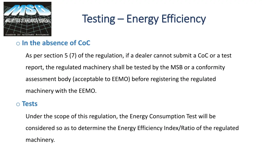 testing testing energy efficiency energy