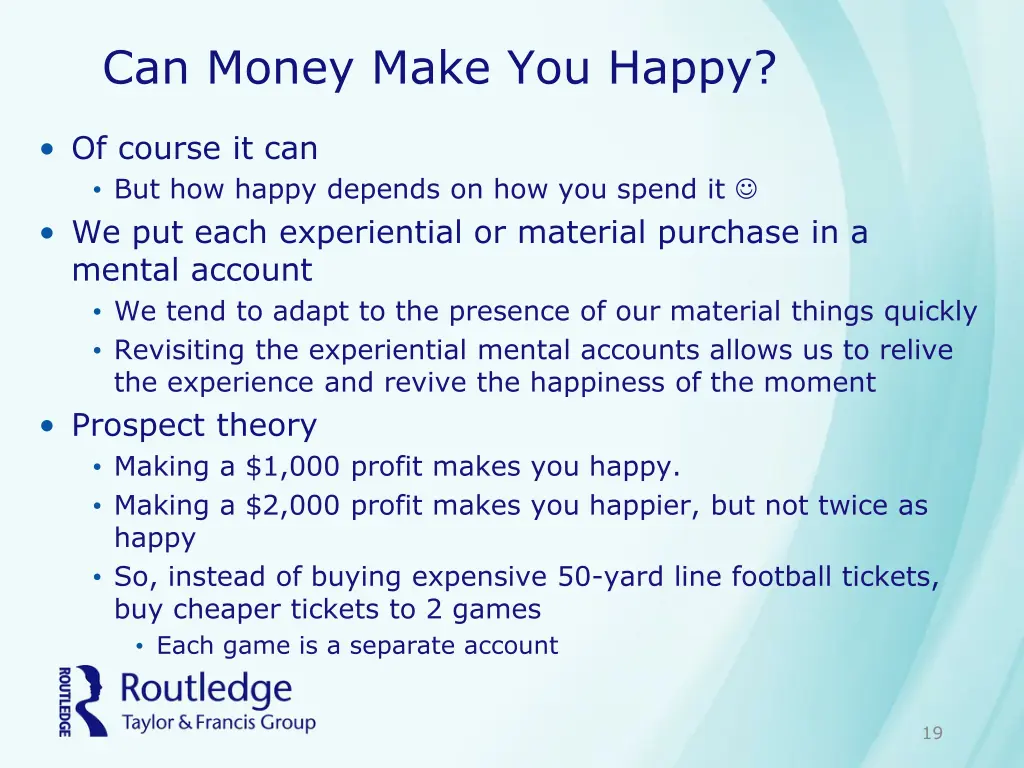 can money make you happy