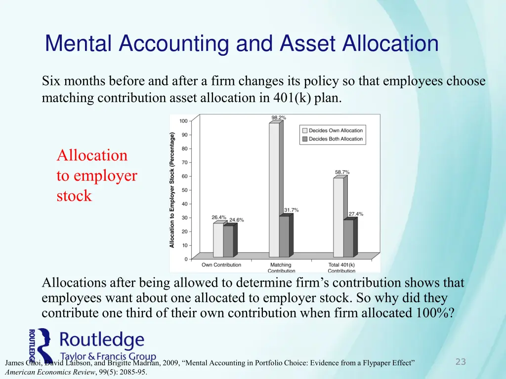 mental accounting and asset allocation