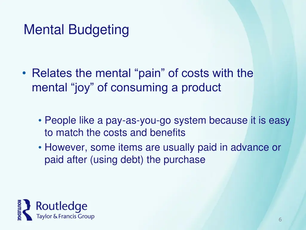 mental budgeting