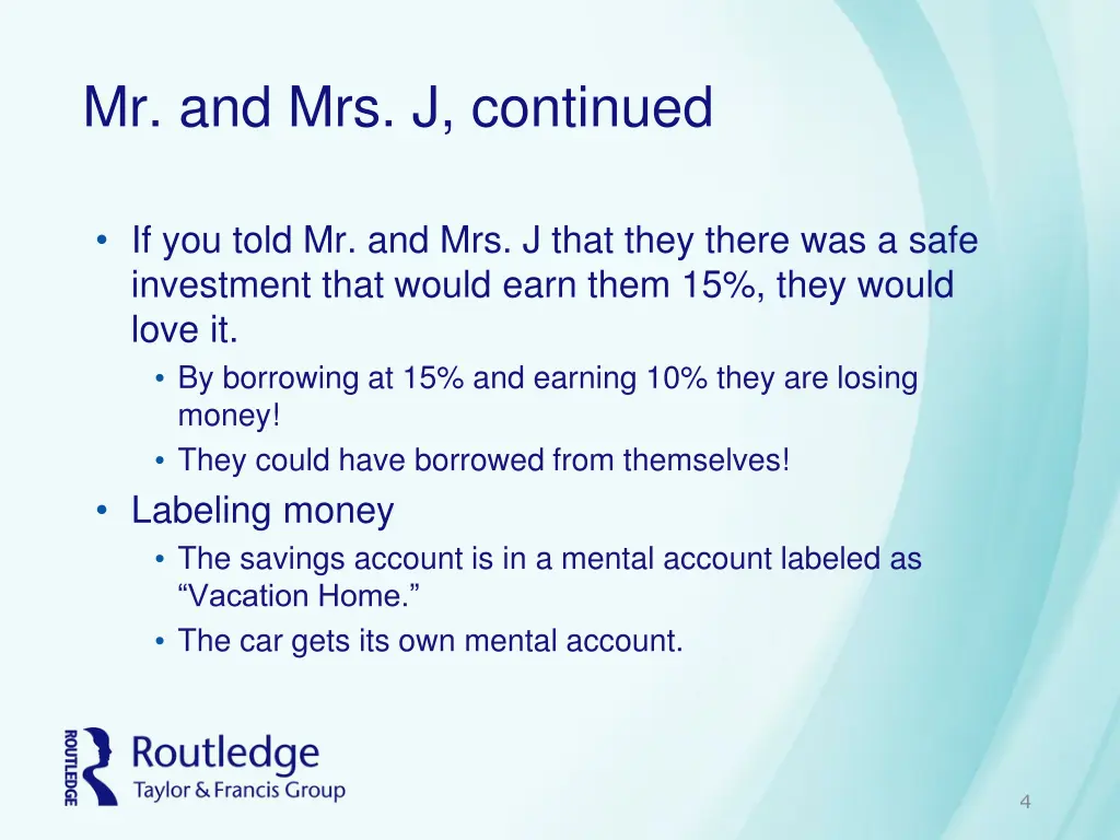 mr and mrs j continued
