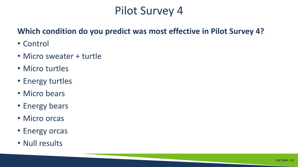 pilot survey 4