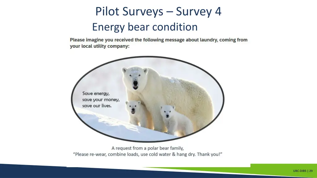 pilot surveys survey 4 energy bear condition