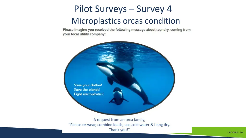 pilot surveys survey 4 microplastics orcas