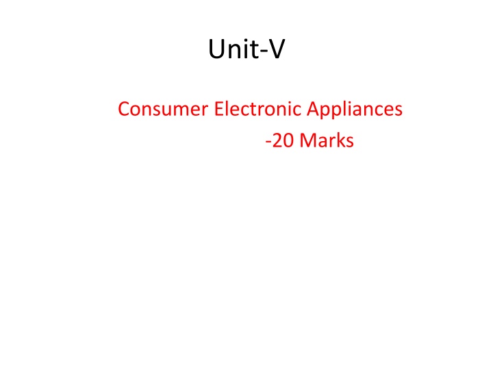 unit v