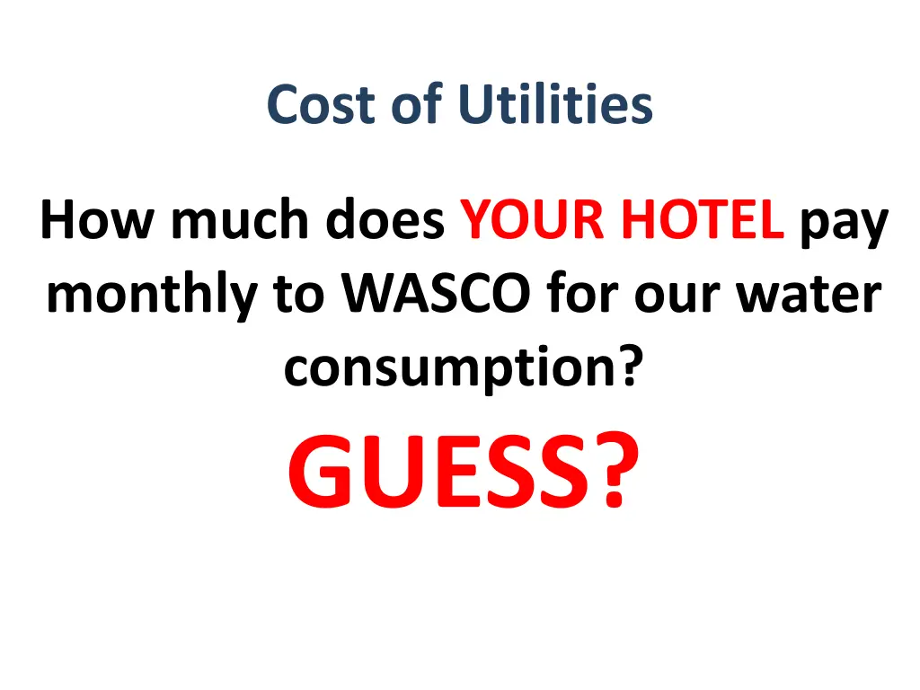 cost of utilities 2