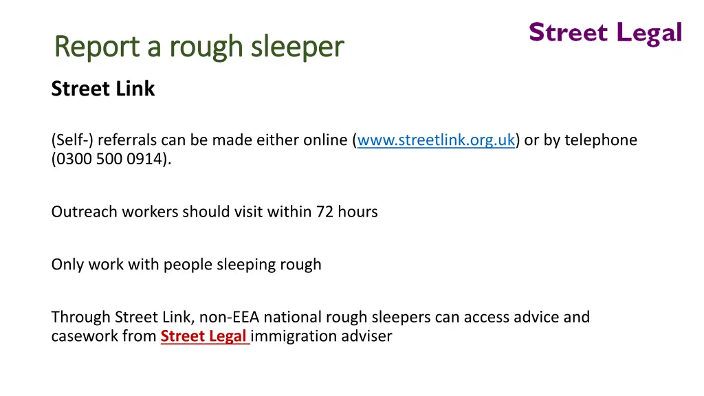 report a rough sleeper report a rough sleeper