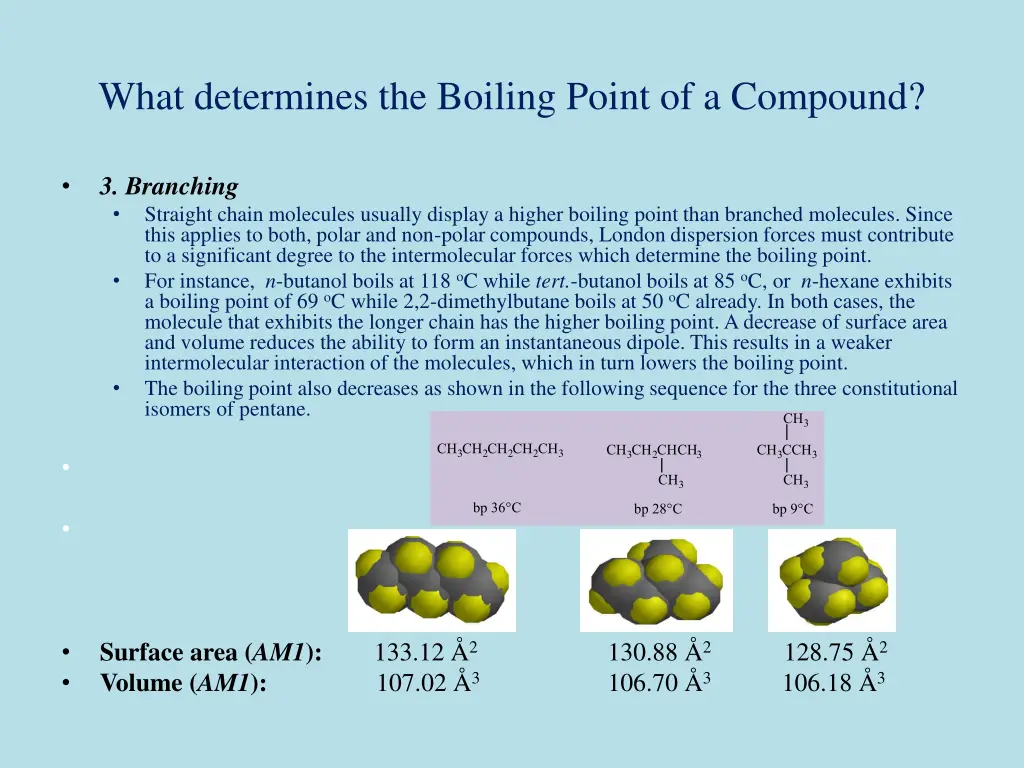 what determines the boiling point of a compound 2