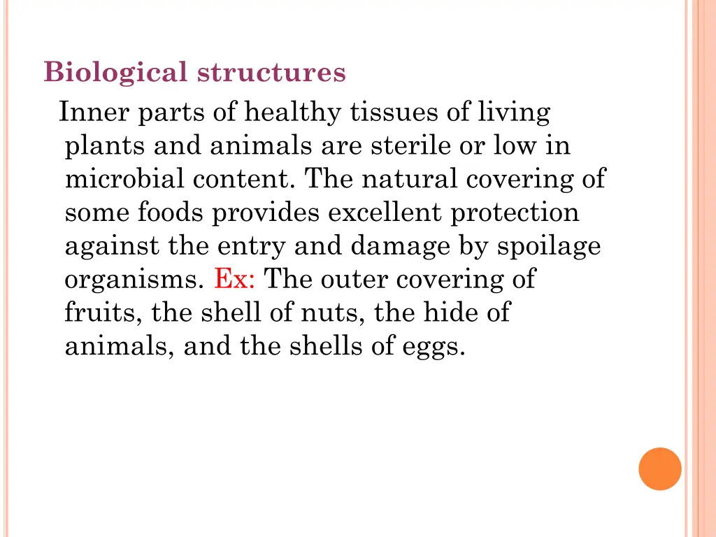 biological structures inner parts of healthy