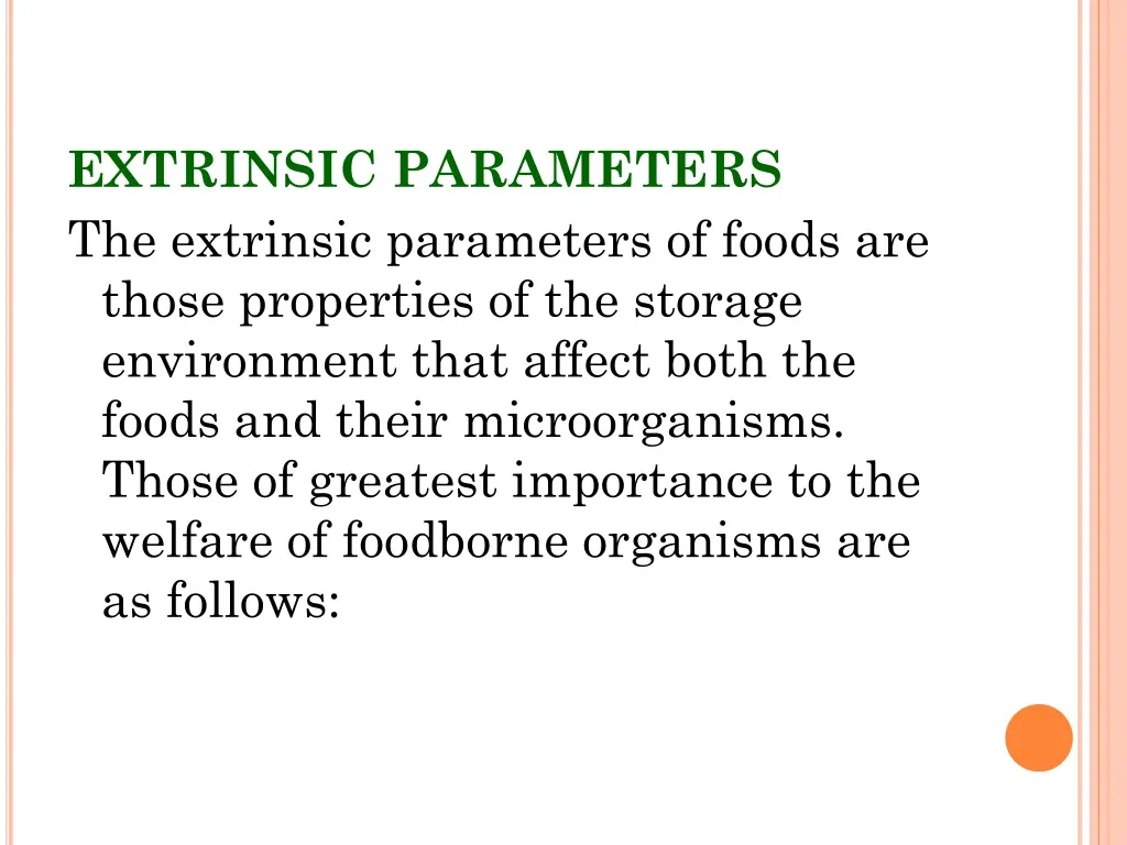 extrinsic parameters the extrinsic parameters