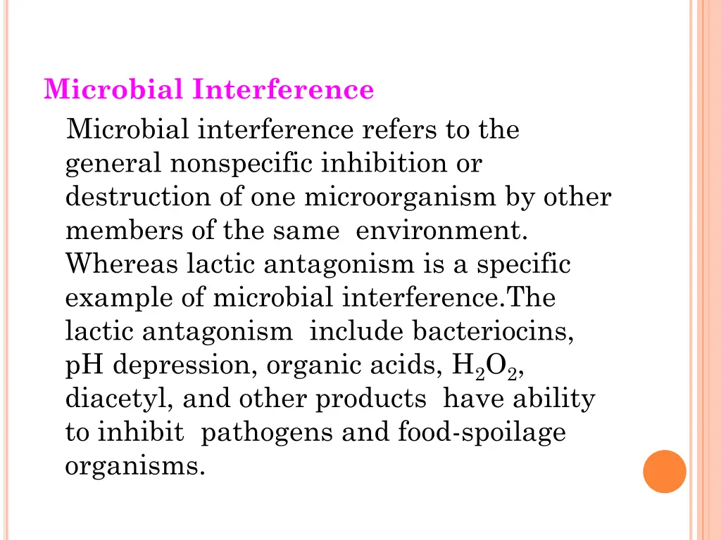 microbial interference microbial interference