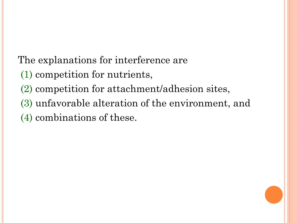 the explanations for interference