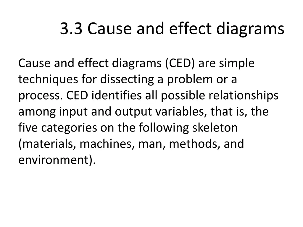 3 3 cause and effect diagrams