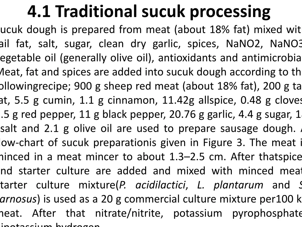 4 1 traditional sucuk processing sucuk dough