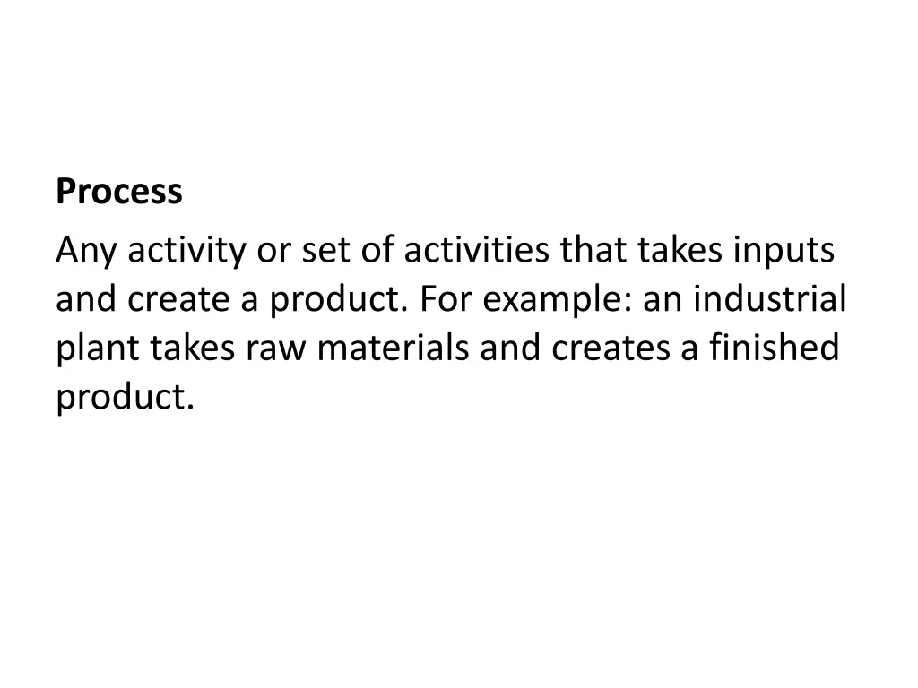 process any activity or set of activities that