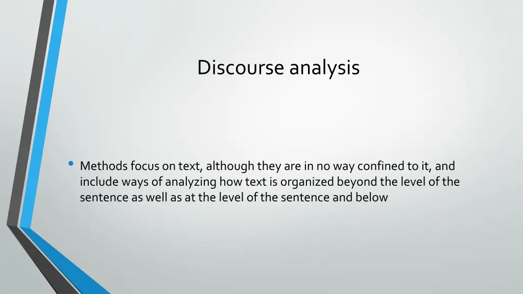 discourse analysis 1