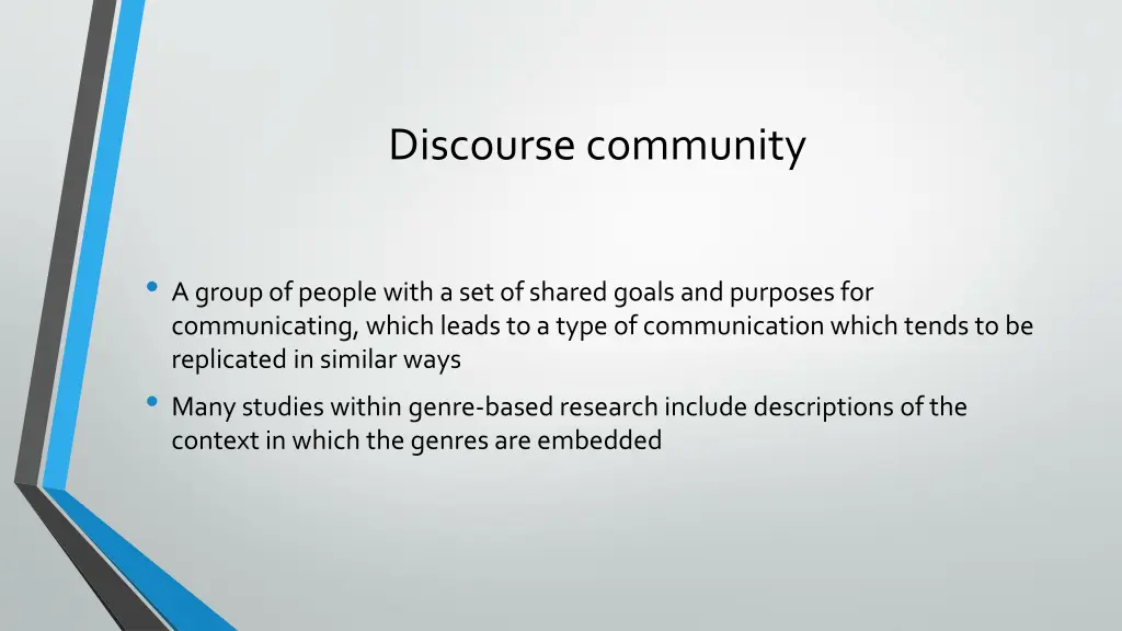 discourse community