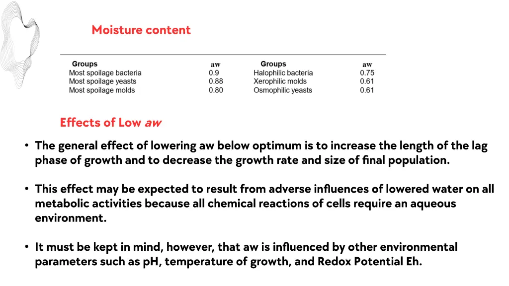 moisture content 1