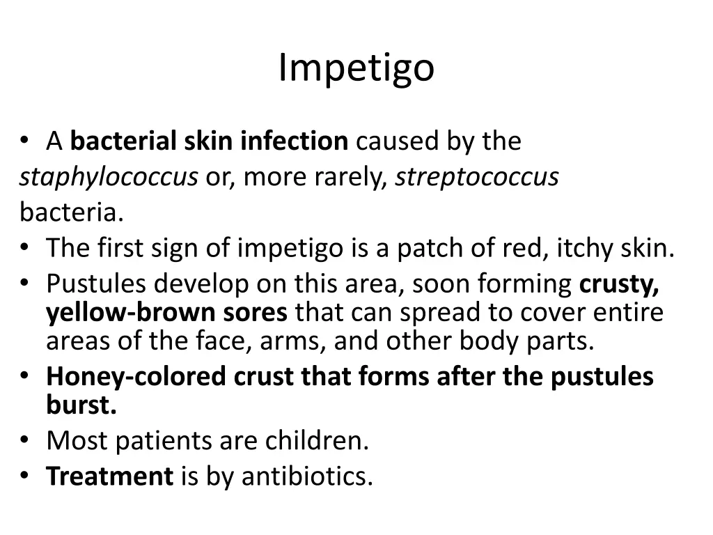 impetigo