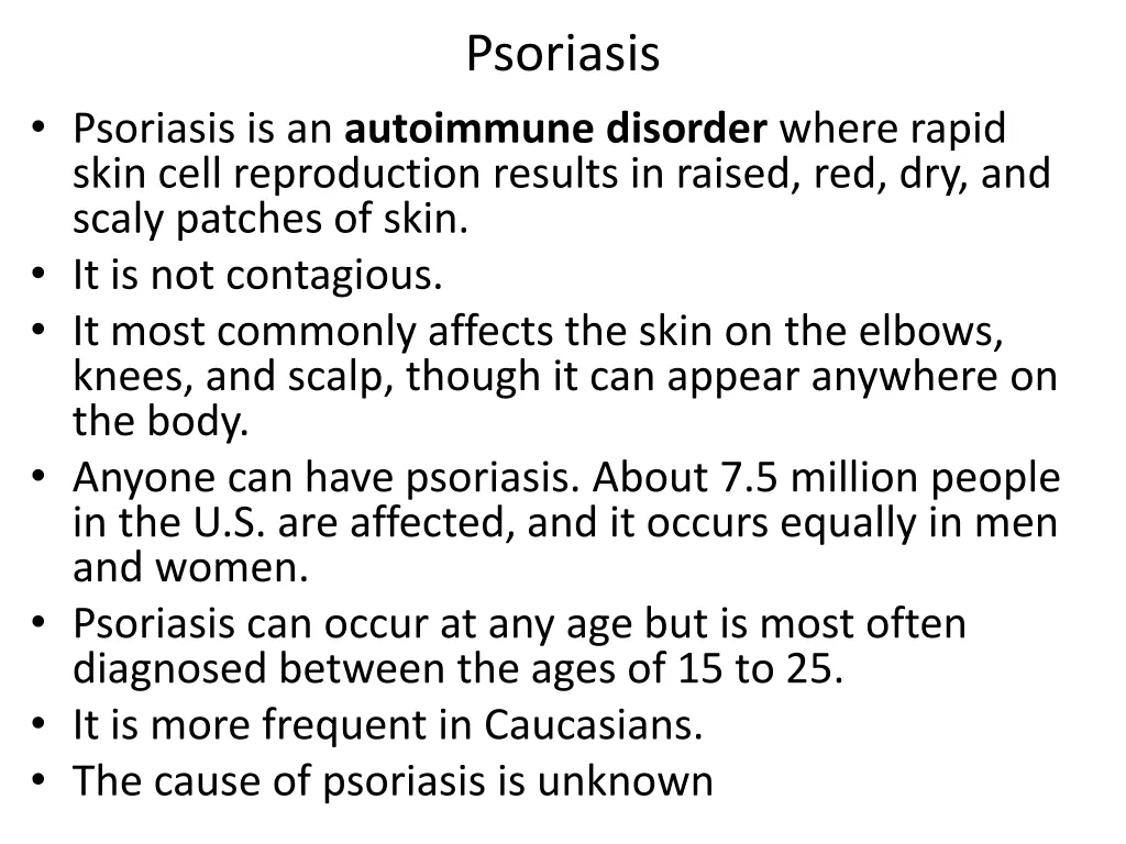 psoriasis