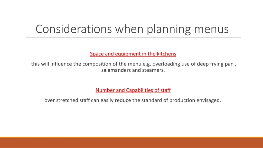 considerations when planning menus 2