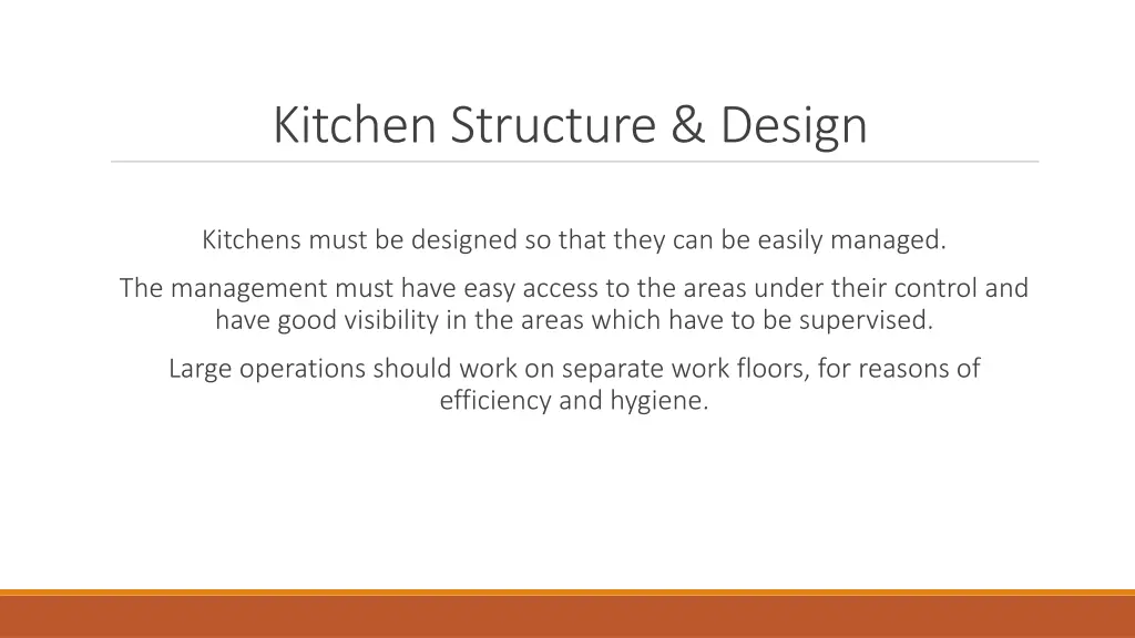 kitchen structure design