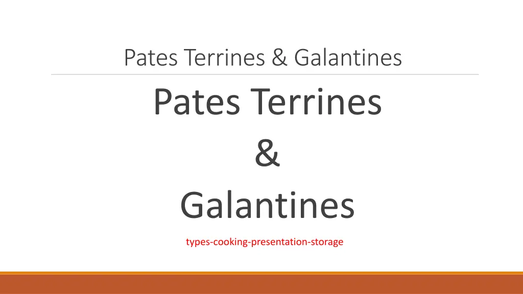 pates terrines galantines pates terrines