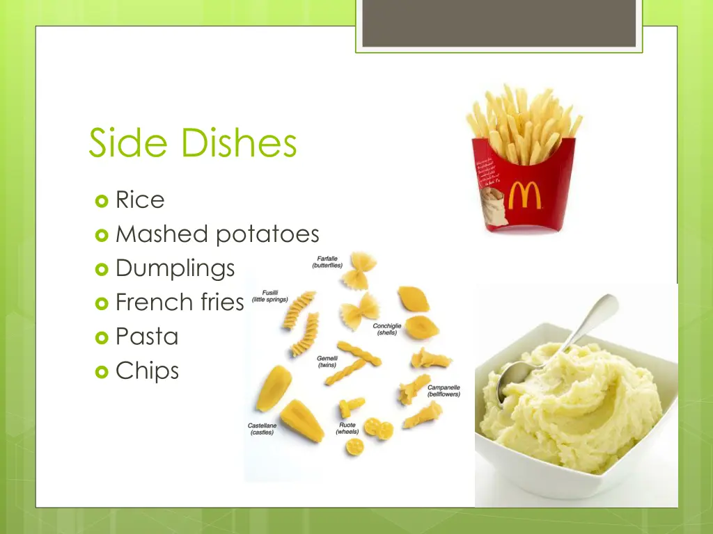 side dishes