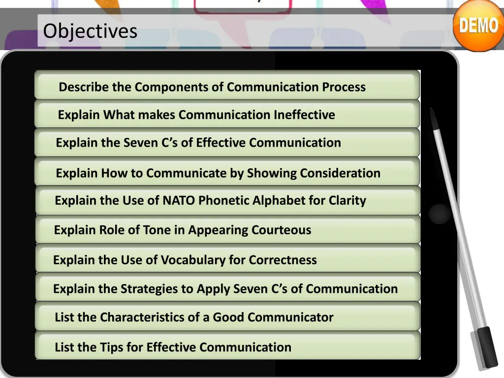 objectives