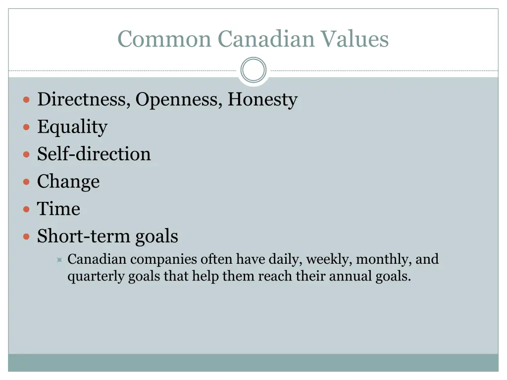 common canadian values 11