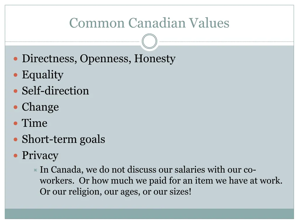 common canadian values 13