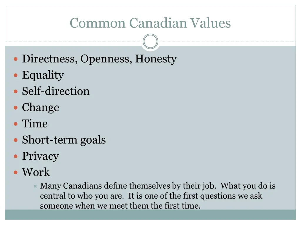 common canadian values 15