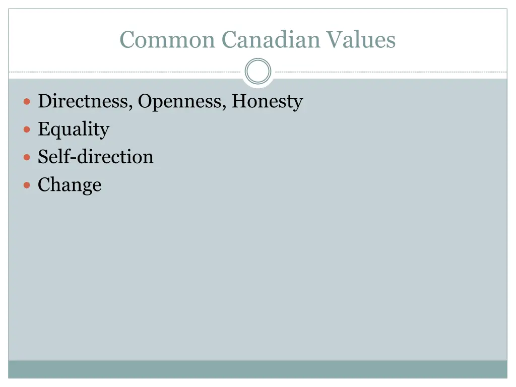 common canadian values 6