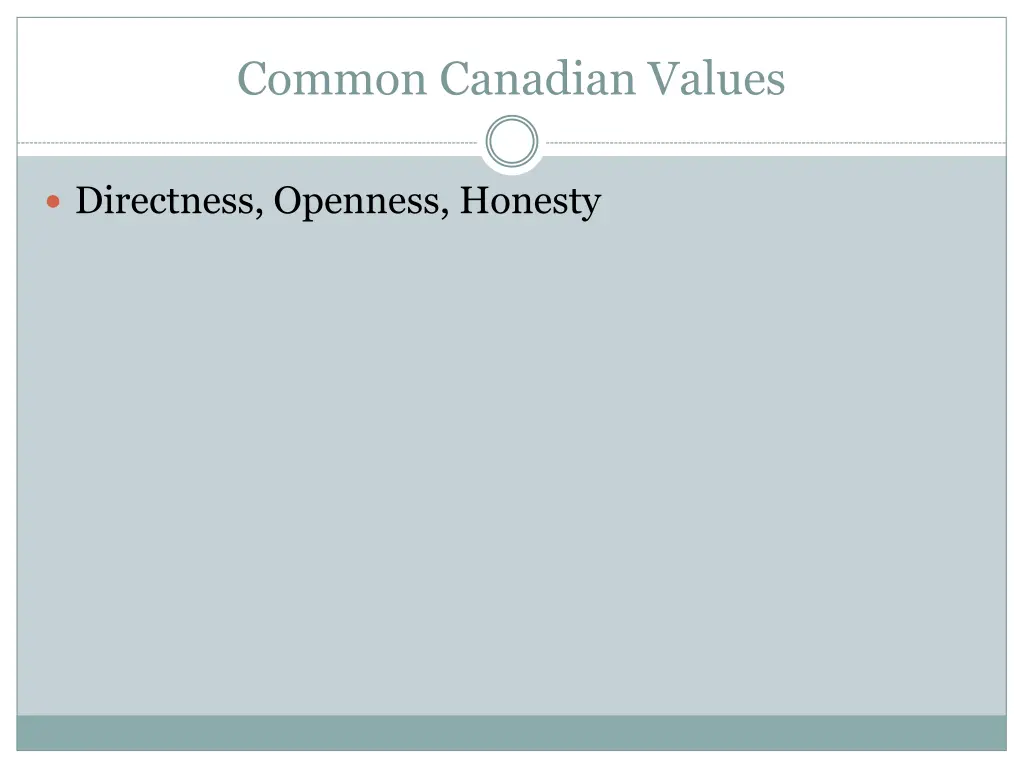 common canadian values