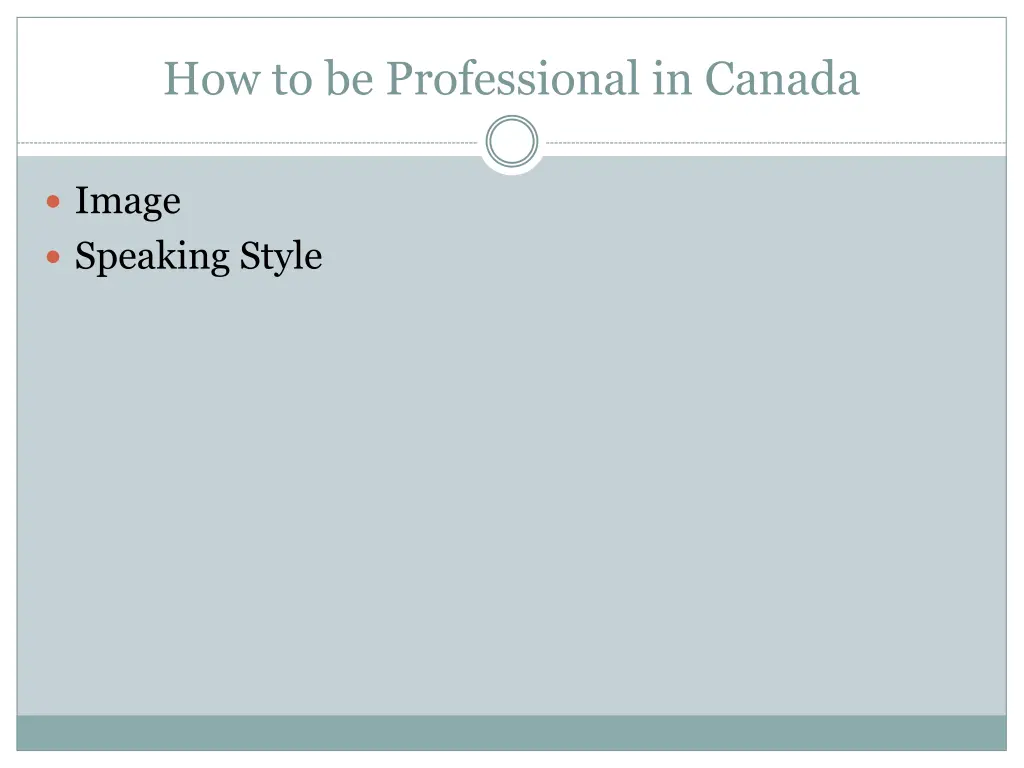 how to be professional in canada 4