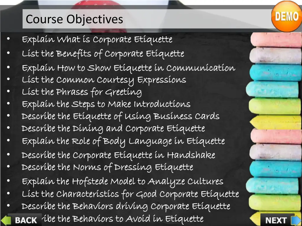 course objectives