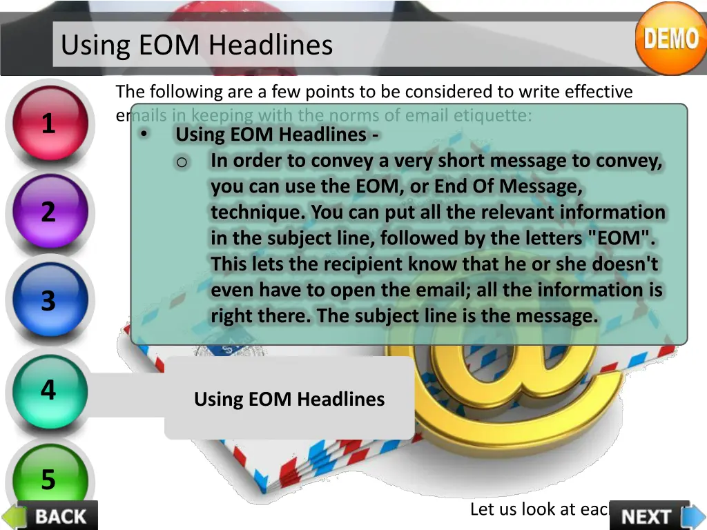 using eom headlines