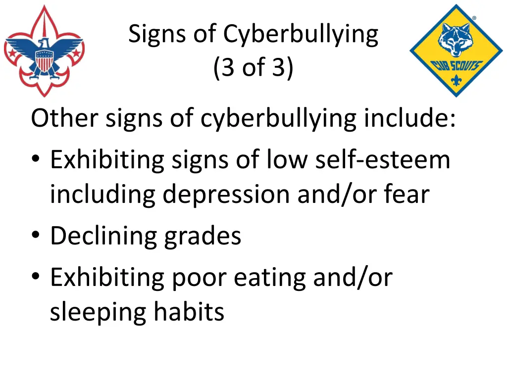 signs of cyberbullying 3 of 3