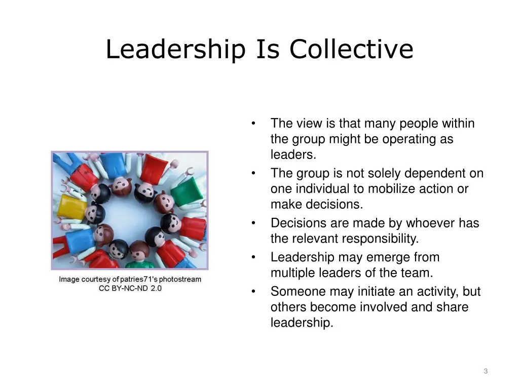 leadership is collective