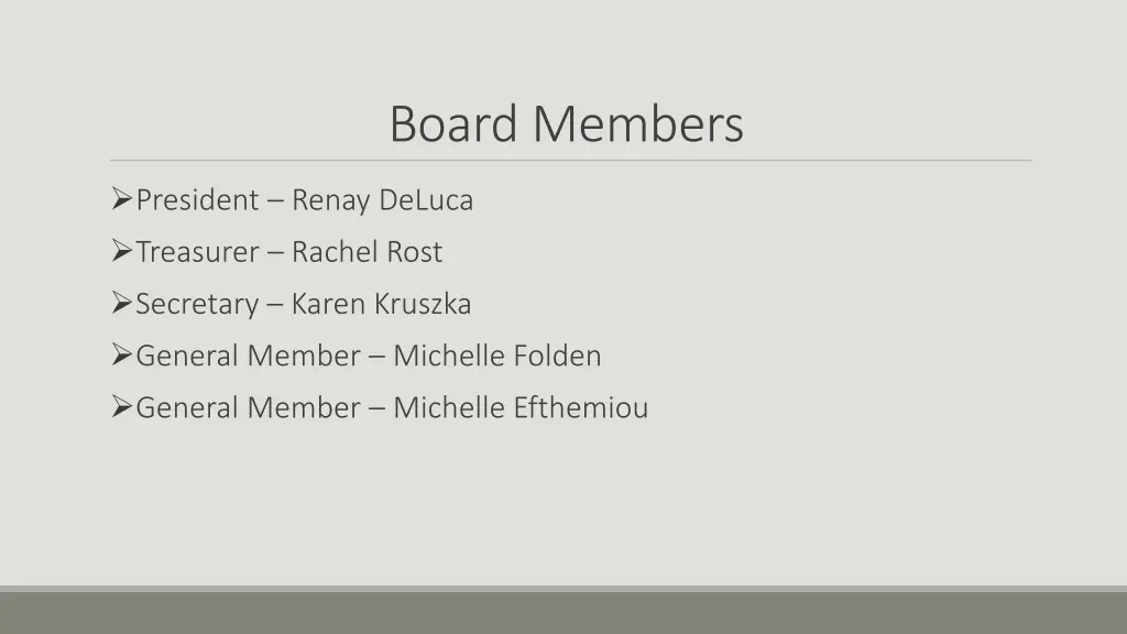 board members