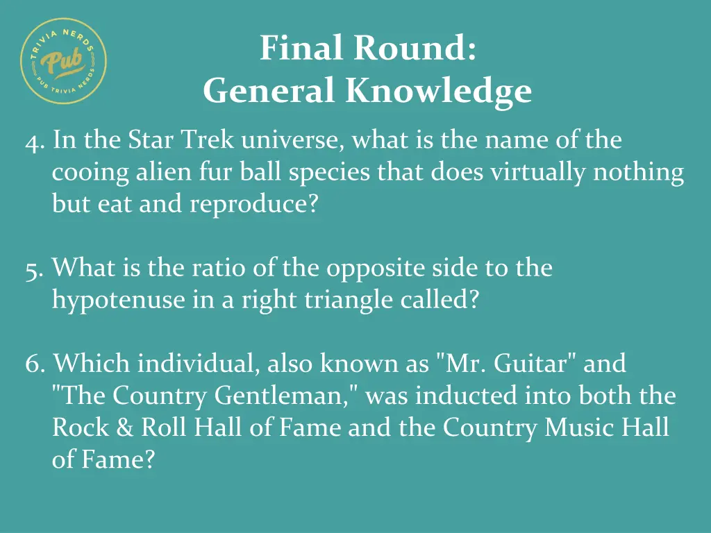 final round general knowledge 2